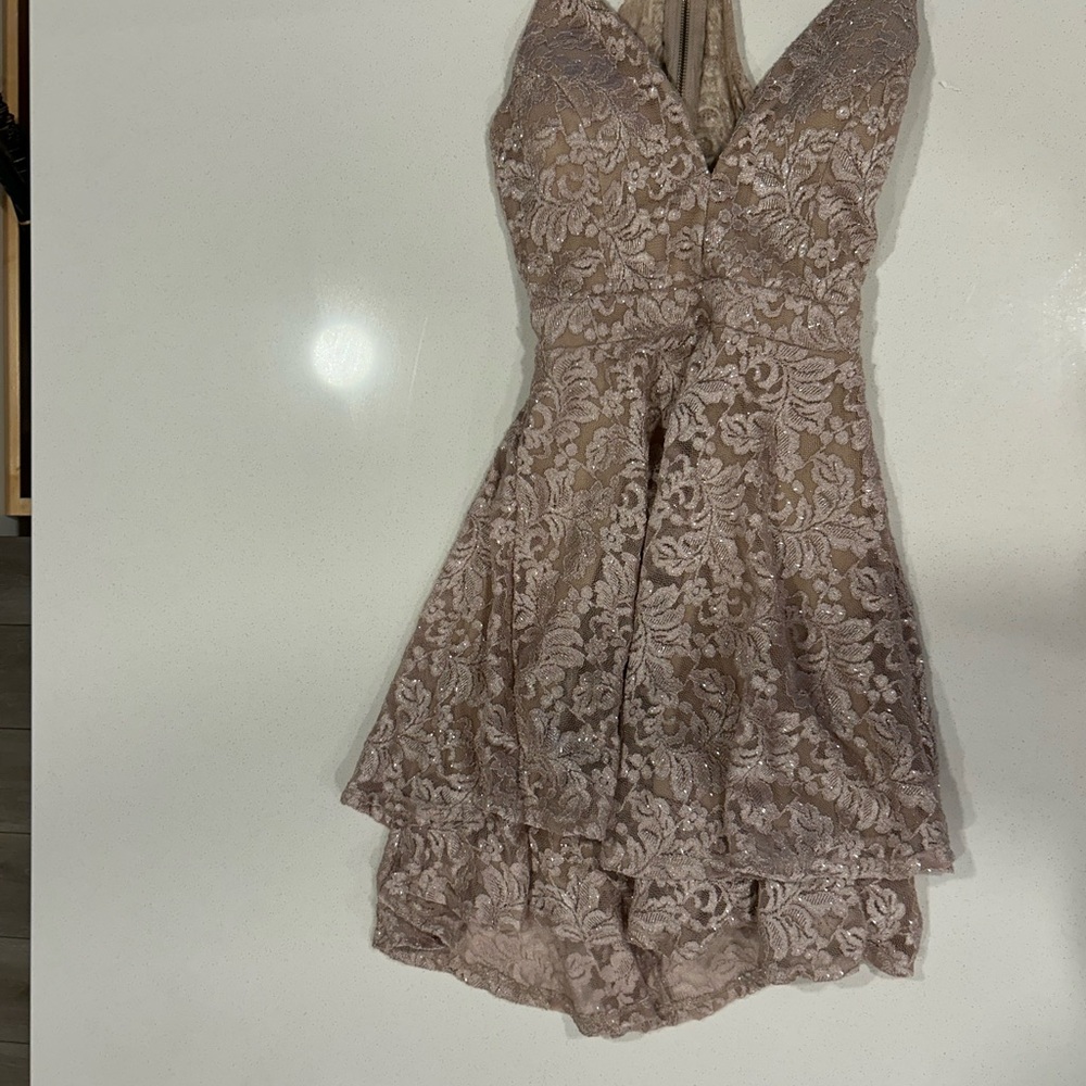 Vintage Le Chateau Y2k 2000s Lace Fairy Whimsigoth Size Small Dress - Picture 2 of 11